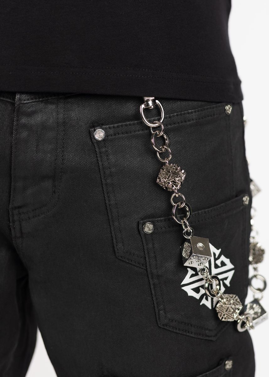Obsidian Black Dice Flared Denim (ft) Soltanto Japan