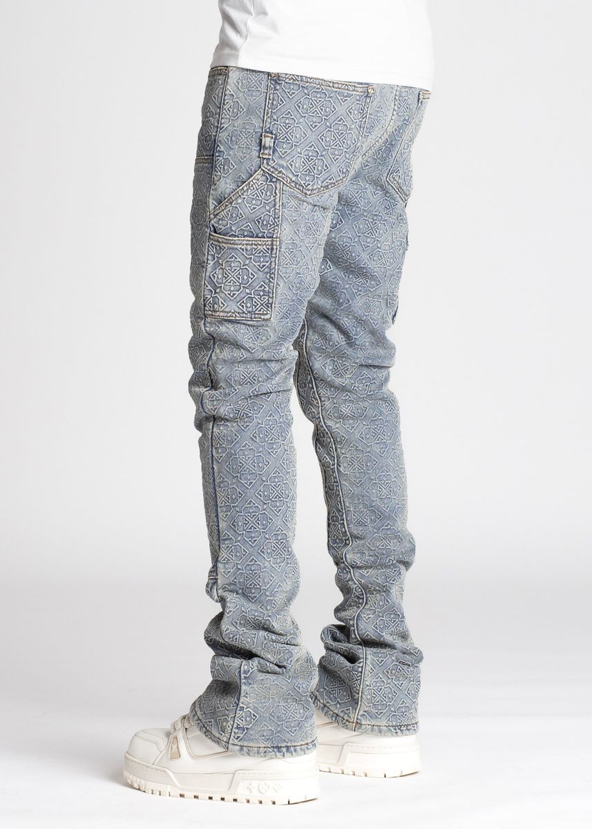 Vintage Blue Monogram Denim (ft ) Soltanto Japan