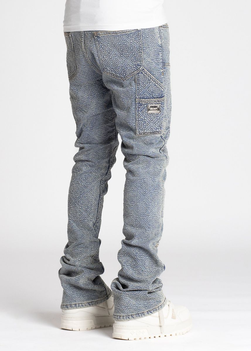 Vintage Blue Monogram Denim (ft ) Soltanto Japan