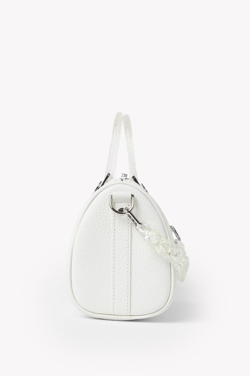 Soltanto Japan (ft ) Pearl White Mini Duffle Bag