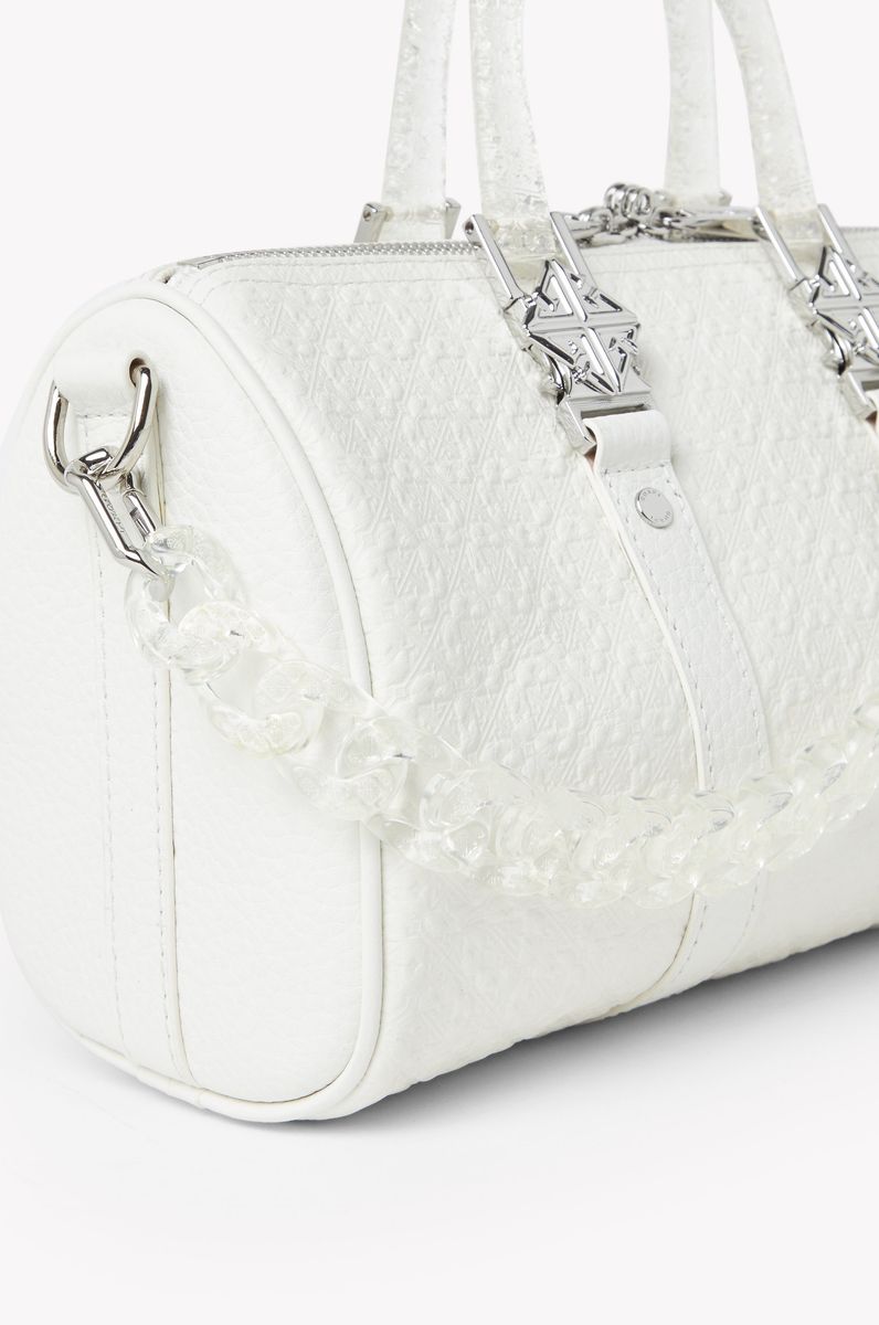Soltanto Japan (ft ) Pearl White Mini Duffle Bag