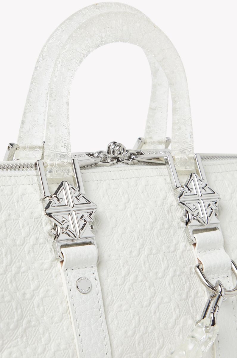 Soltanto Japan (ft ) Pearl White Mini Duffle Bag