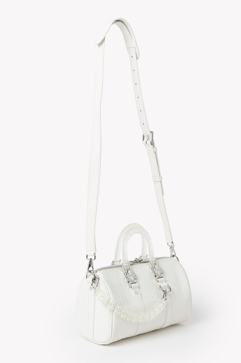 Soltanto Japan (ft ) Pearl White Mini Duffle Bag