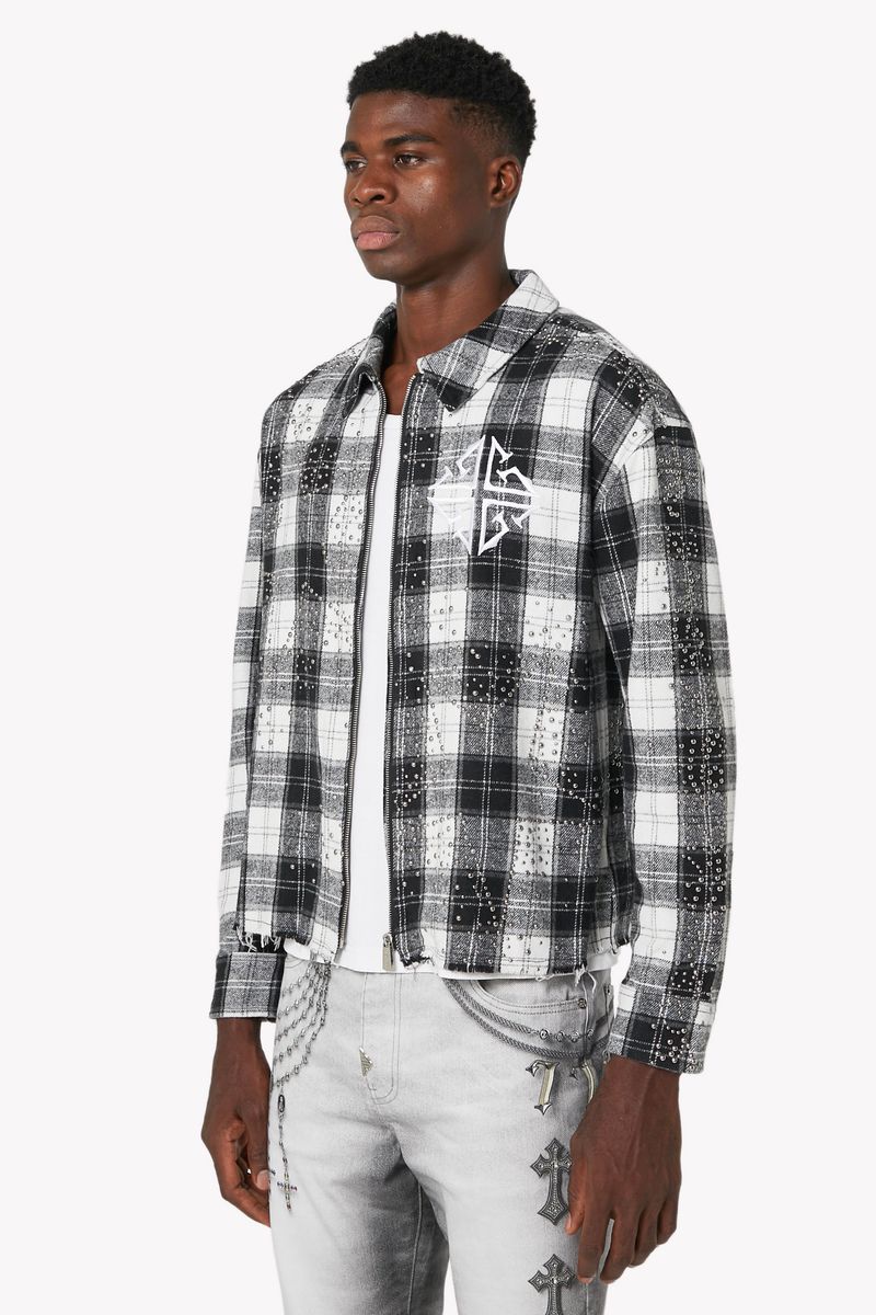 Cloud Grey Stars Flannel x Soltanto Japan