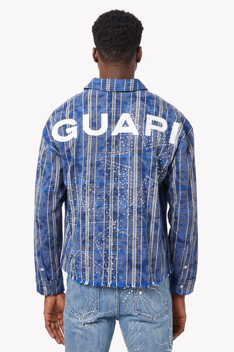 Royal Blue Stars Flannel x Soltanto Japan