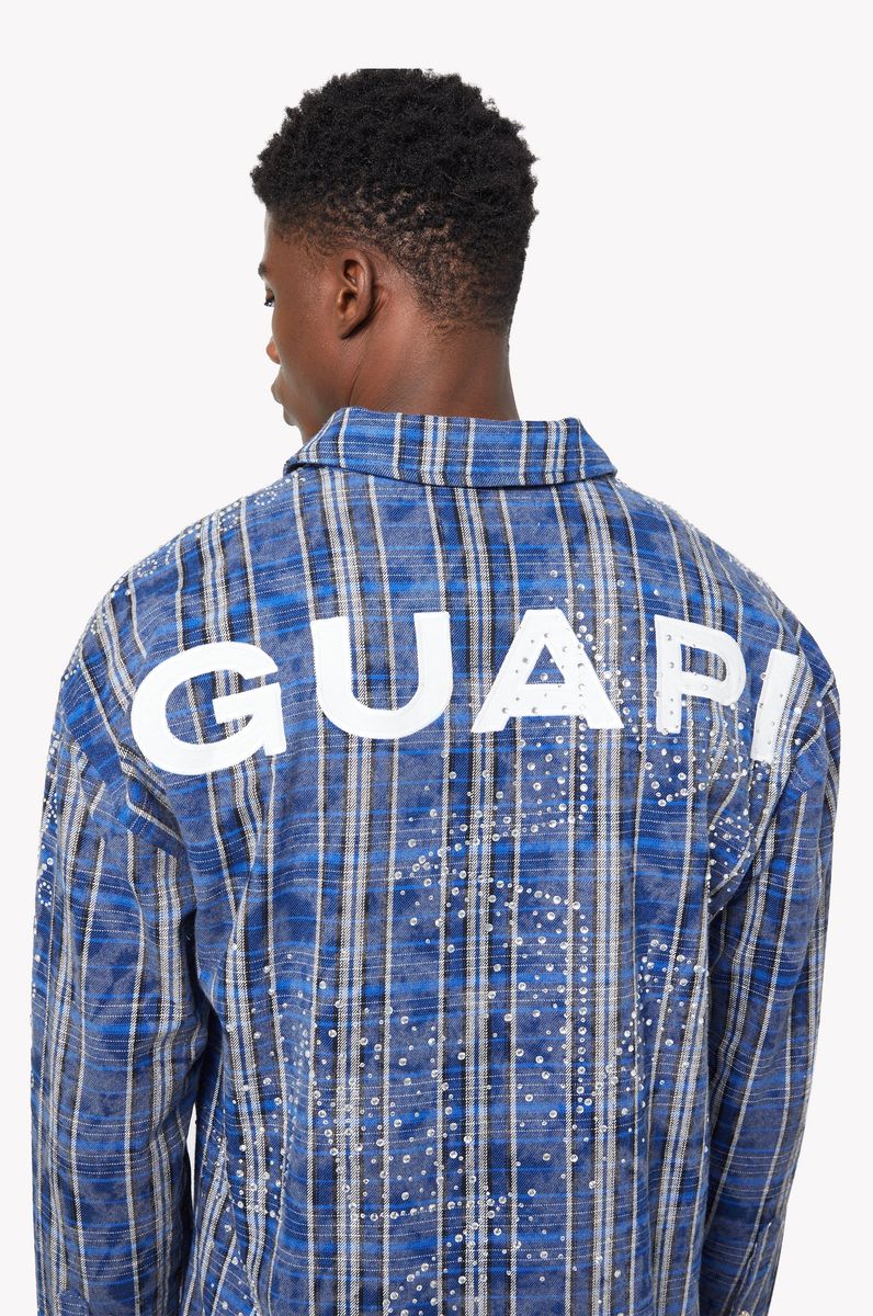 Royal Blue Stars Flannel x Soltanto Japan