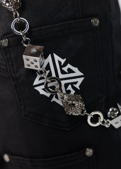Obsidian Black Dice Flared Denim (ft) Soltanto Japan