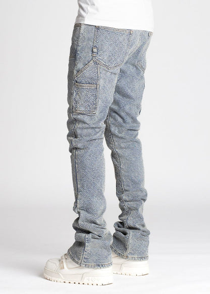 Vintage Blue Monogram Denim (ft ) Soltanto Japan