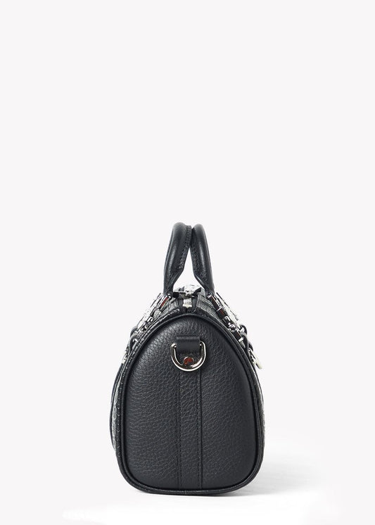 Soltanto Japan (ft) Obsidian Black Mini Duffle Bag
