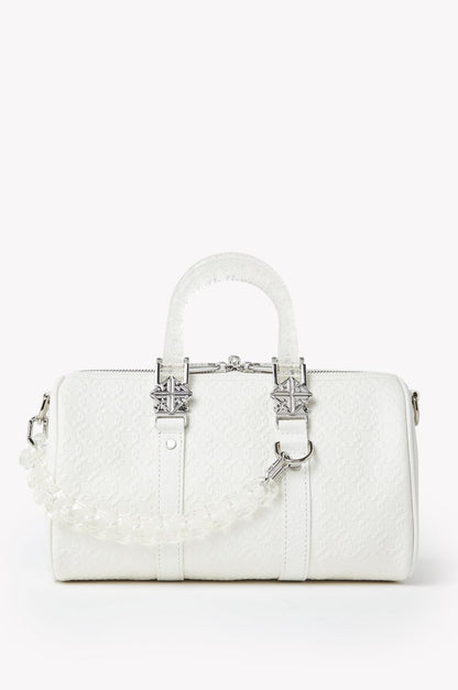 Soltanto Japan (ft ) Pearl White Mini Duffle Bag