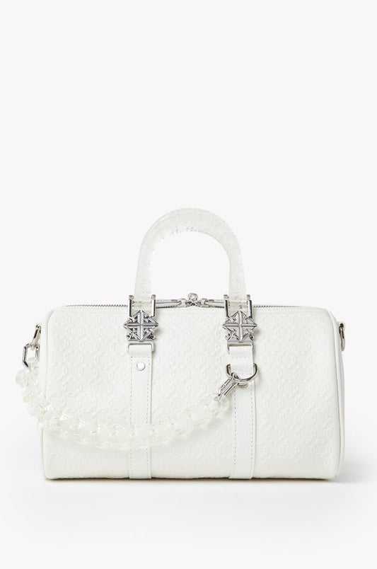 Soltanto Japan (ft ) Pearl White Mini Duffle Bag
