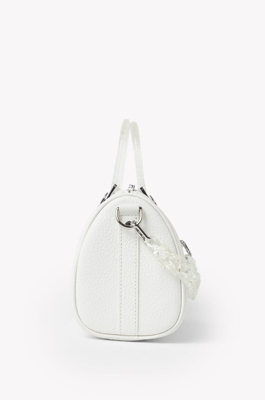 Soltanto Japan (ft ) Pearl White Mini Duffle Bag
