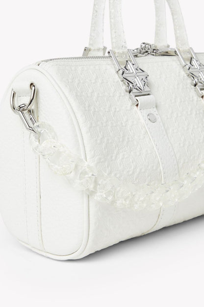 Soltanto Japan (ft ) Pearl White Mini Duffle Bag