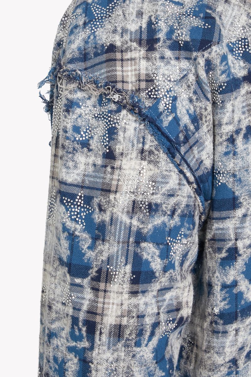Vintage Blue Stars Flannel x Soltanto Japan