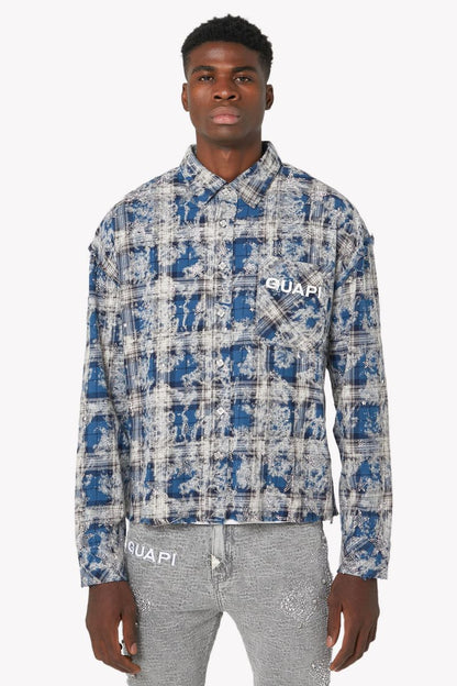 Vintage Blue Stars Flannel x Soltanto Japan