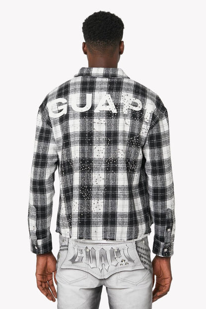 Cloud Grey Stars Flannel x Soltanto Japan
