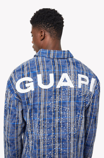 Royal Blue Stars Flannel x Soltanto Japan