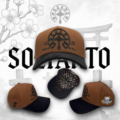 CHROME  BROWN HAT